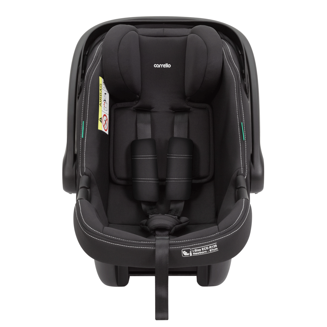 Autositz Ammonite + base 2025 Einstellung der Kopfstütze und der Schultergurte