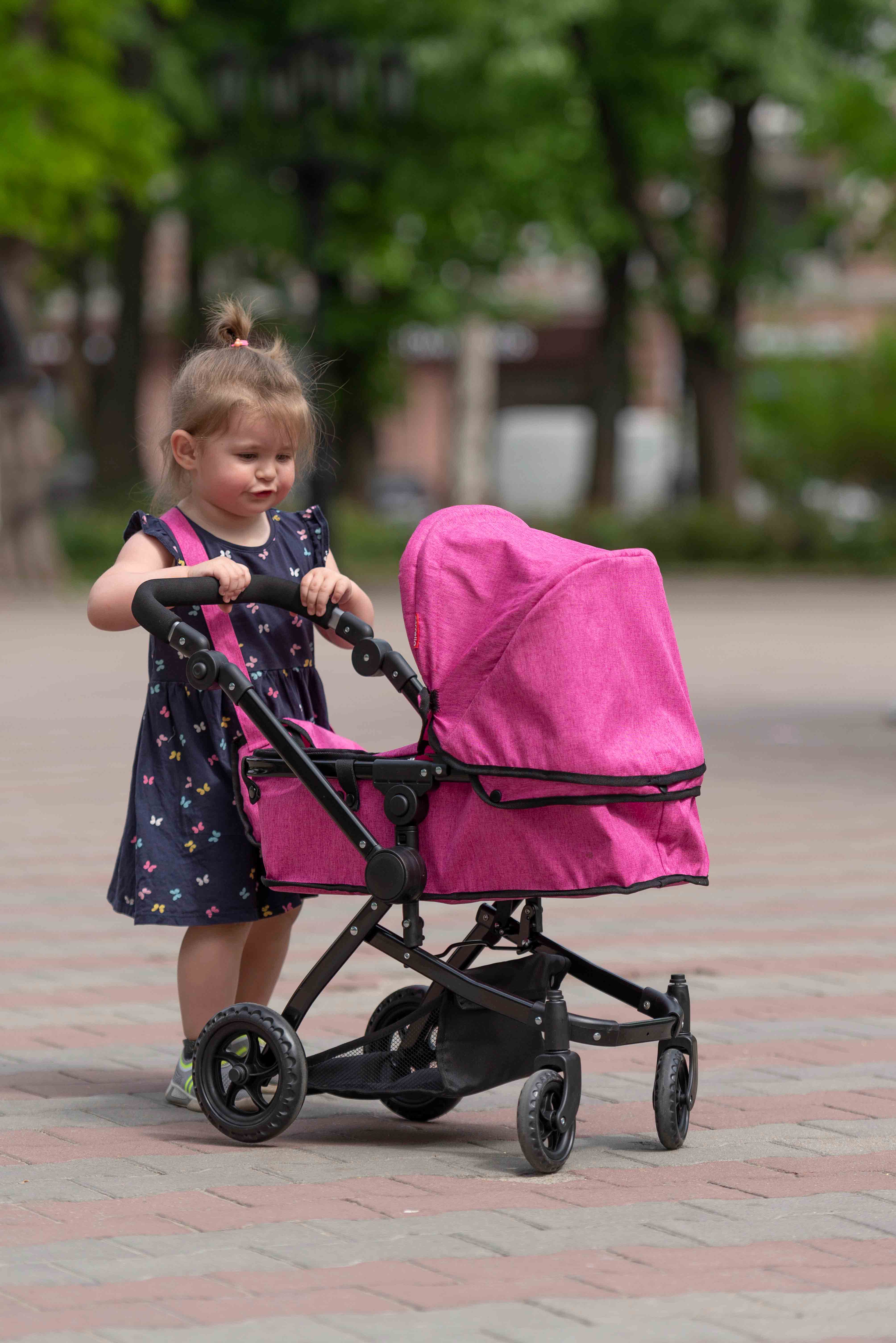 Maestro Puppe Kinderwagen 2 in 1