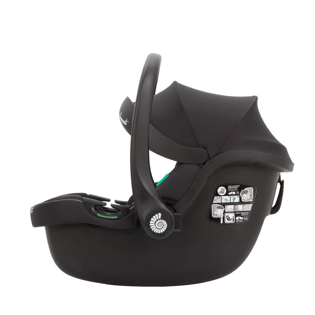 Autositz Ammonite + base 2025 Verstellbarer Griff.